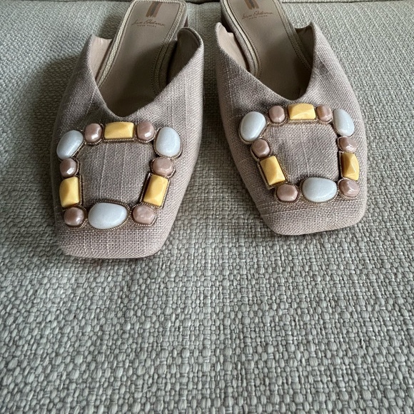 SAM EDELMAN FLATS EMBELLISHED RHINESTONES SIZE 9.5 - Picture 3 of 8